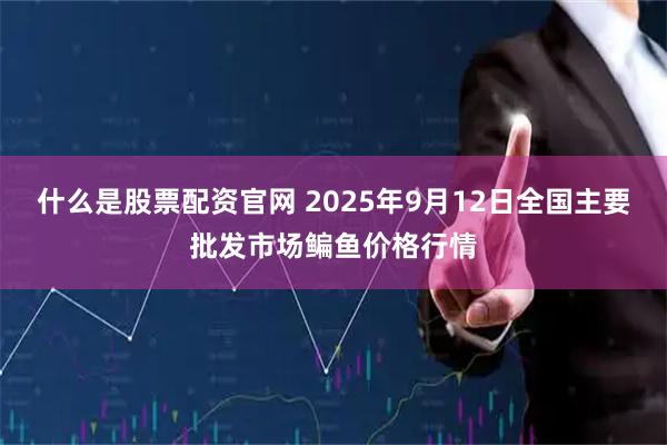 什么是股票配资官网 2025年9月12日全国主要批发市场鳊鱼价格行情